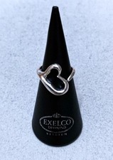 Anello Tiffany cuore aperto Elsa Peretti SV925 n. 9 40679 direttamente dal GI...