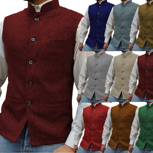 Gilet uomo tweed retrò gilet