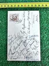 CARTOLINA POSTCARD AUTOGRAFATA