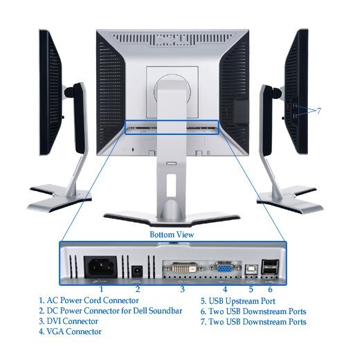 Monitor dell 1708fp - dell, "