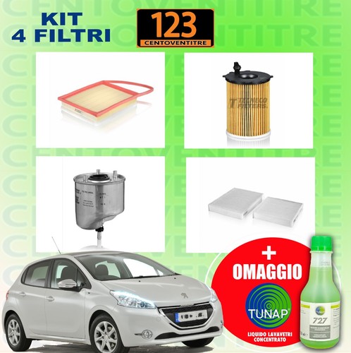 Kit tagliando filtri peugeot - filtri,