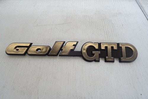 Scritta golf gtd mk2 - golf, nuova