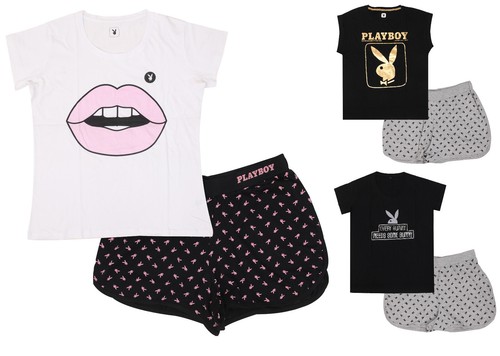Pigiama donna corto playboy - donna,