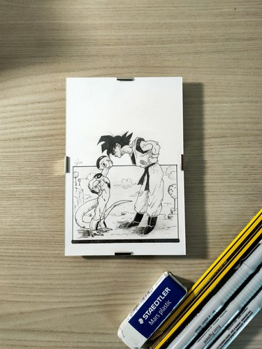 Quadretto dragon ball goku - dragon, vs