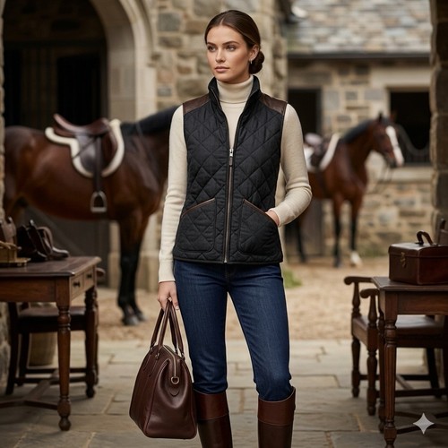 Gilet trapuntato lauren ralp - gilet,