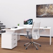 Scrivania moderna ad angolo