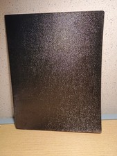 RARO QUADERNO-QUADERNONE COPERTINA NERA BORDO ROSSO