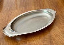 Vassoio ovale in acciaio inox Motta 53 cm – Made in Italy – Modello Gratin