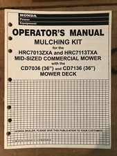 Honda HRC7013ZXA HRC7113TXA