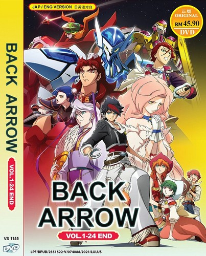 Dvd anime back arrow complete - arrow,