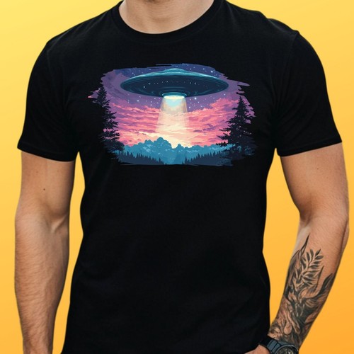 Shirt uomo ufo alieno - ufo,