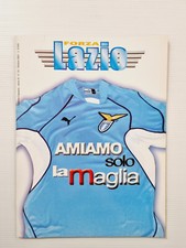 FORZA LAZIO 10 OTTOBRE 2001 +POSTER MAGLIA +LIBRO DEL CAMPIONATO N° 1 2001-2002