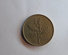 20 Lire Del 1970 Variante P Errore Di Conio 