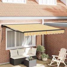 Tenda da Sole Retrattile solare esterno Ombra per Balcone Protettiva UV vidaXL