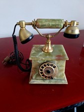 Telefono vintage in onice e