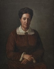 Dipinto Antico Ritratto XIX