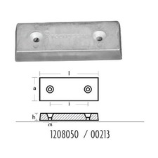 Anodo per Flaps rettangolare