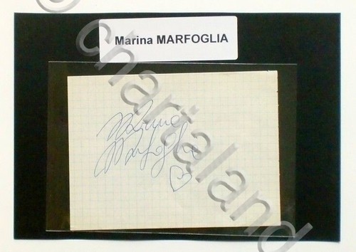 Autografo originale marina - autografo,