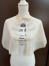 MANTELLINA DA TOILETTE VINTAGE ANNI '60 COLORE BEIGE