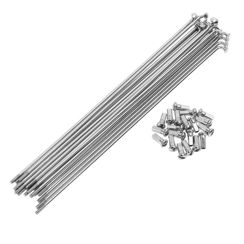 Set raggi bici 14g 204mm - raggi, in