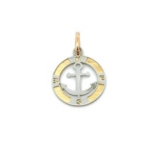 Ciondolo Uomo Oro 9kt Ancora