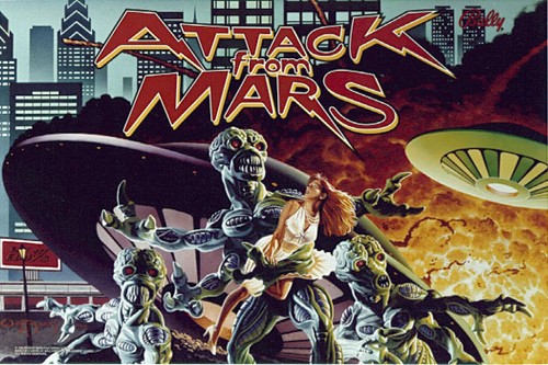 Attack from mars pinball - attack,