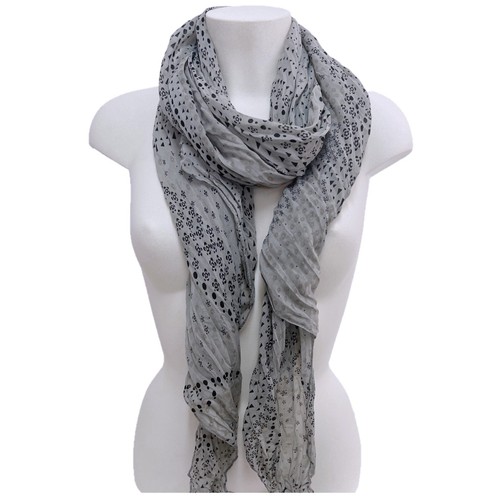 Grigio figure sciarpa foulard - figure,
