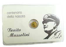 MINI MEDAGLIA COMMEMORATIVA