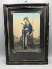 Quadro antico sacro Santa