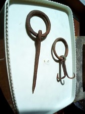 Antichi Ferri Maniglia Ferro Da Muro