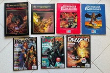 Dungeons& Dragonns Manuale Master,Expert, manuale del giocatore+ riviste