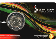 NEW! Coin Card 2 EURO COMMEMORATIVO BELGIO 2025 SPA FRANCORCHAMPS (Olanda) NEW!