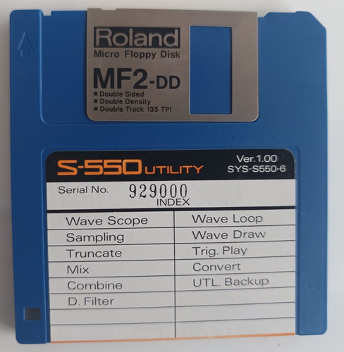Roland 550 sampler - roland, s-550