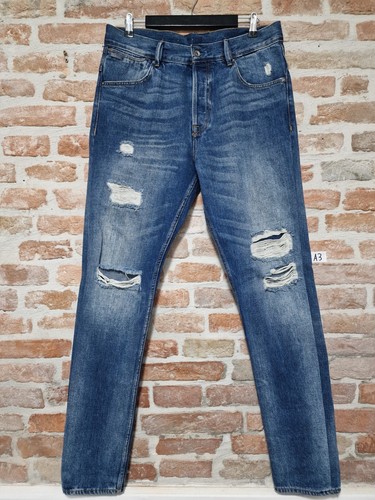 Denim jeans strappato uomo - strappato,