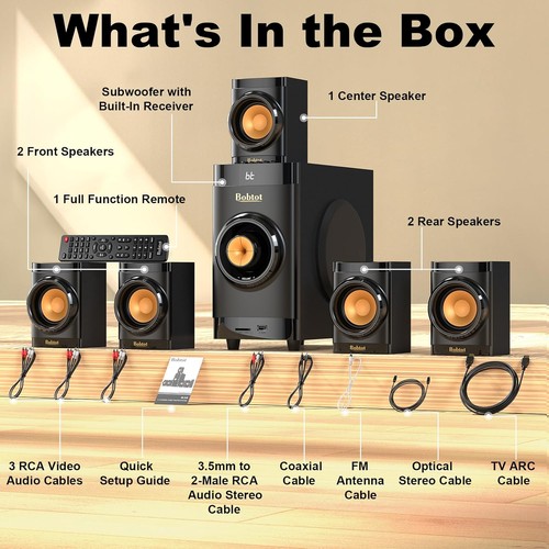 Surround sound stereo - 5.1,