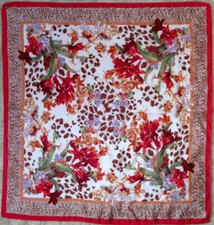 -LOREDANO "Fleurs" Foulard