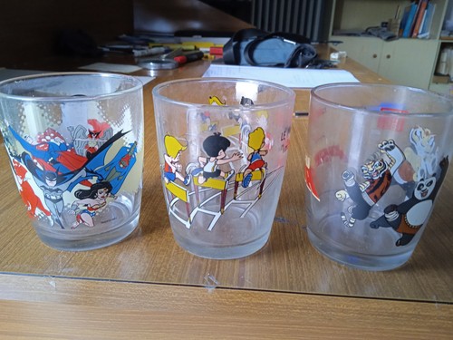 Tre bicchieri collezione - tre, da