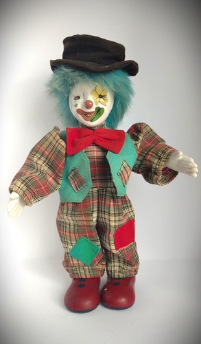 Vintage pagliaccio clown - vintage,