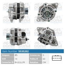 122 CV Alternatore per SMART Forfour 454 1.5 KW 90 CV 122