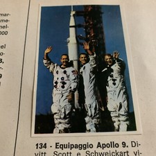 FIGURINA  N.134 MISSIONE SPAZIO ED. BIEFFE 1969  OTTIMA  Da Recupero