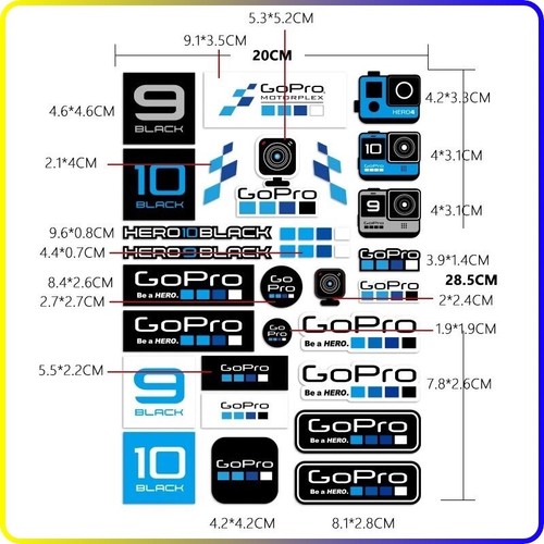 Adesivi gopro sticker - adesivi,