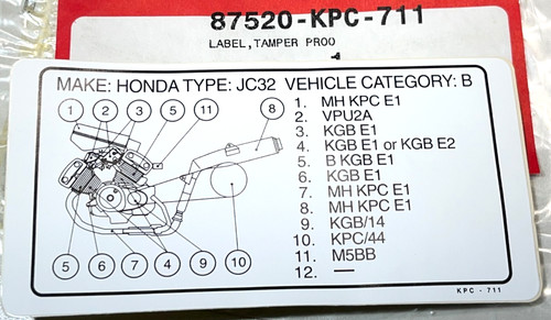 Adesivo honda 125 varadero - honda, xl