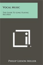 Vocal Music: The Guide to Long