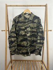 Giacca da combattimento tropicale mimetica US Military Army 80s Tiger Stripe Products M usata in ottime condizioni