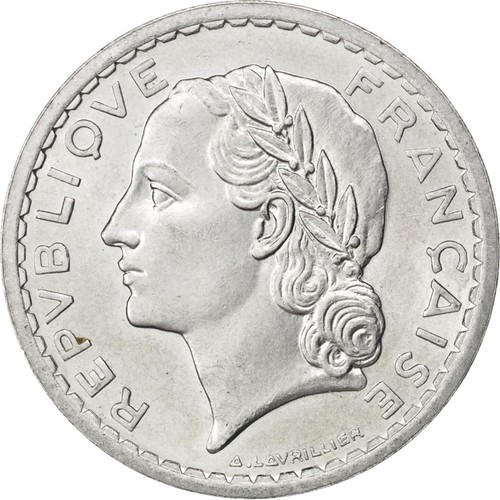 Monnaie france lavrillier 5 - monnaie,, france,
