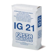 INTONACO DI FINITURA INTERNI CALCE GESSO LISCIO STUCCO FASSA IG21 BIANCA 25KG 