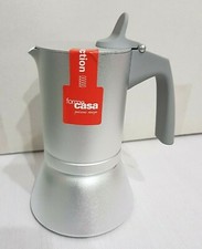 CAFFETIERE CAFFETTIERA GUZZINI 3 TAZZE FORME CASA  A INDUZIONE CUCINA CAFFÈ 