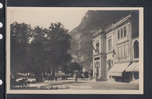 Cartolina lago garda riva - cartolina, di