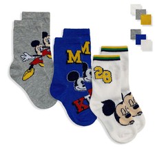 Calzini Disney Mickey Mouse set 3 paia per bambino in cotone Calze Bimbo 5674