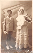 10B) FOTOGRAFIA FOTO VESTITO DELLA CRESIMA E COMUNIONE